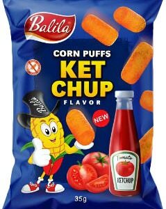 Chrupki kukurydziane o smaku ketchupu 35g BALILA