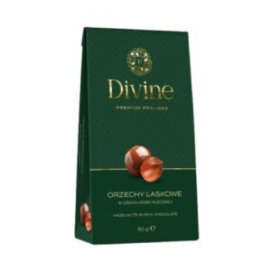 Orzechy laskowe w czekoladzie mlecznej 50g DIVINE