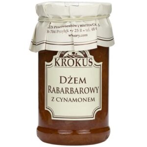 Dżem rabarbarowy z cynamonem 235g KROKUS