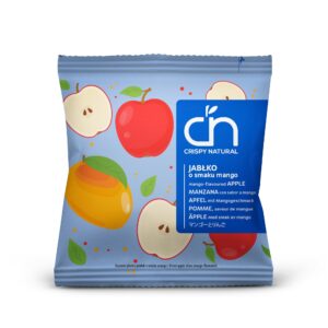 Chipsy z jabłka z sokiem z mango 18g CRISPY NATURAL