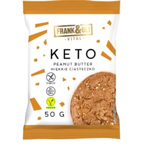 Ciasteczko Miękkie Keto masło orzechowe i chia 50g FRANK&OLI