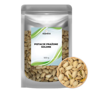 PISTACJE PRAŻONE SOLONE 500g ALPAKA