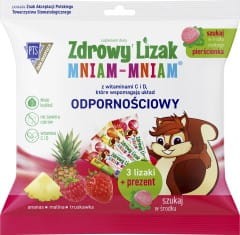 Lizak 3 smaki + pierścionek ZDROWY MNIAM-MNIAM