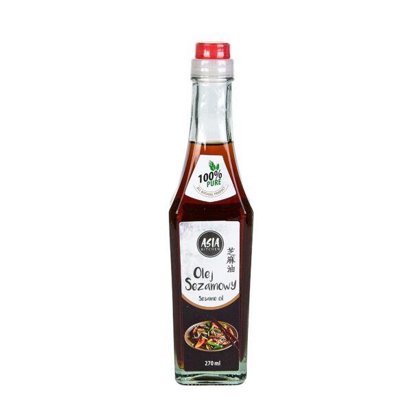 Olej sezamowy 270ml (100%) ASIA KITCHEN