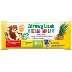 Lizak o smaku ananasowym 6g ZDROWY MNIAM-MNIAM