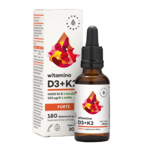 AURA Witamina D3 4000 IU, MCT, krople 50 ml