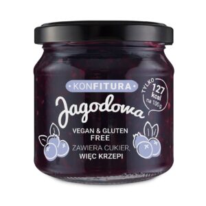 Konfitura owocowa Jagoda bez dodatku cukrów 190g KONFITURA