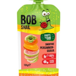 Smoothie kaki-persymona-guawa bez dodatku cukrów 120g BOB SNAIL