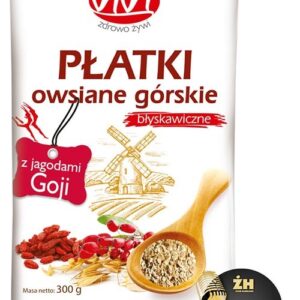 Płatki owsiane górskie z jagodami goji 300g VIVI