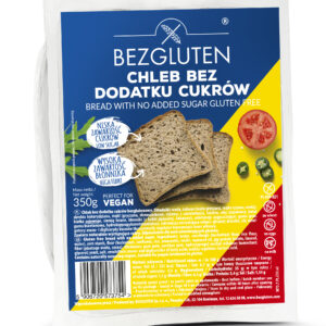 Chleb bez dodatku cukru 350g BEZGLUTEN