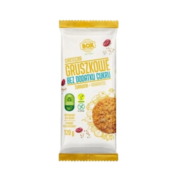 Ciasteczka gruszkowe bez dodatku cukru 120g FRANK&OLI