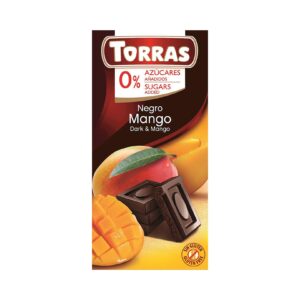 Czekolada gorzka z mango bez dodatku cukrów 75g TORRAS