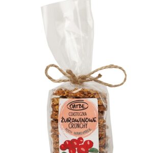 Ciasteczka żurawinowe crunchy 150g OATBE