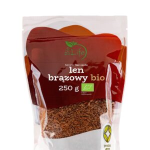 Len brązowy BIO 250g BIOLIFE