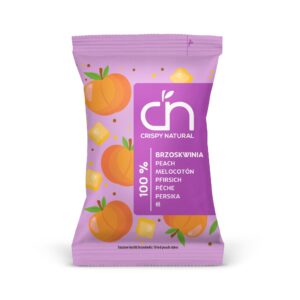 Chipsy brzoskwinia suszona 12g CRISPY NATURAL