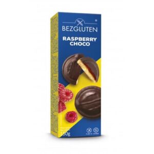 Biszkopty z galaretką Rasberry Choco150g BEZGLUTEN