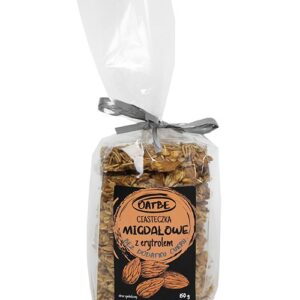 Ciasteczka migdałowe z erytrolem bez dodatku cukrów 150g OATBE