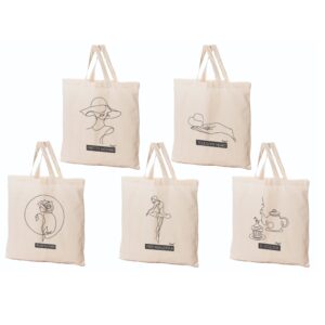 Torba bawełniana 10 l Artystyczne Wzory Mix 5 wzorów FRASPO