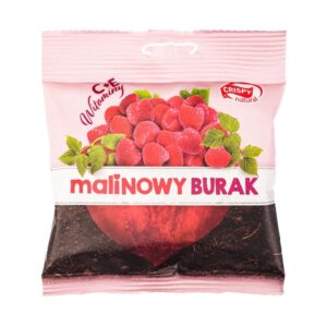 Chipsy burak suszony z sokiem malinowym z witaminami 18g CRISPY NATURAL