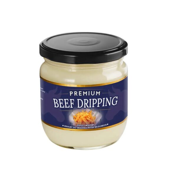 Beef dripping premium tłuszcz wołowy 320g AGRO-TOP - obrazek 2