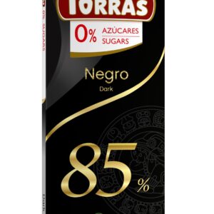 Czekolada gorzka 85% kakao bez dodatku cukrów 75g TORRAS
