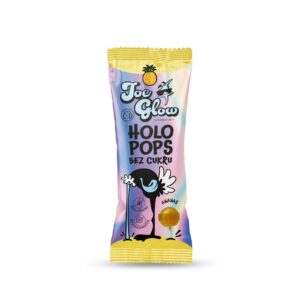 Lizak kryształowy kulka bez cukru o smaku ananasowym z witaminą C i D 6g