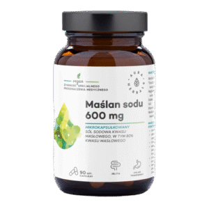 AURA Maślan sodu mikrokapsułkowany 600 mg 90kaps.