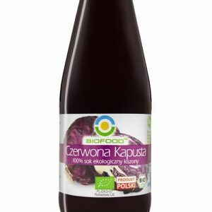 Sok z czerwonej kapusty kiszonej BIO 300ml BIOFOOD