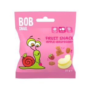 Żelki owocowe Fruit Snack Jabłko Malina 20g BOB SNAIL