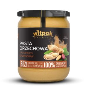 Pasta orzechowa z kawałkami orzeszków 470g WITPAK
