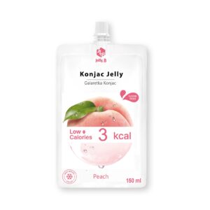 Galaretka Konjac brzoskwinia roślinno-owocowa 150ml KONJAC JELLY