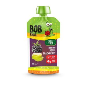 Smoothie gruszka-jeżyna bez dodatku cukrów 120g BOB SNAIL