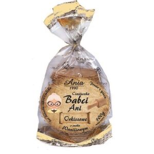 Ciasteczka Babci Ani orkiszowe waniliowe 100g ANIA