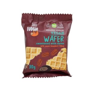 Ekologiczne wafelek z kremem słodzonym daktylami 30g ME GUSTO
