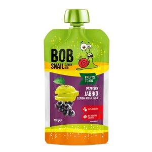 Smoothie banan-czarna porzeczka bez dodatku cukrów 120g  BOB SNAIL