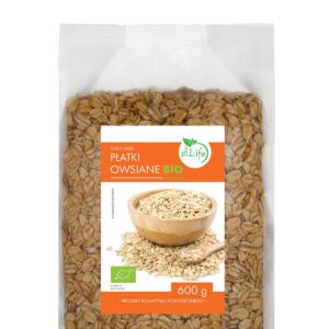 Płatki owsiane BIO 600g BIOLIFE