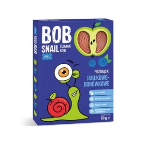 Przekąska jabłko-borówka bez dodatku cukrów 60g BOB SNAIL
