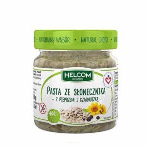 Pasta ze słonecznika z pieprzem i czarnuszką 180g HELCOM