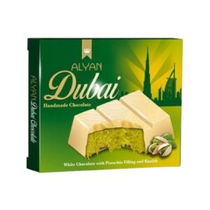 Czekolada Dubajska Mleczna z Nadzieniem Pistacjowym i Kunafą 100g ALYAN
