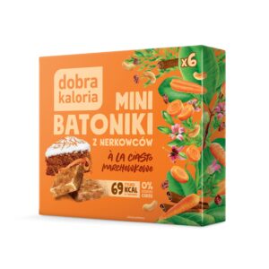 Mini batoniki z nerkowcami a'la ciasto marchewkowe 102g DOBRA KALORIA