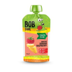 Smoothie banan-malina bez dodatku cukrów 120g BOB SNAIL