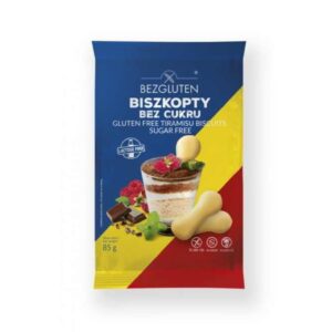 Biszkopty bez dodatku cukrów 85g BEZGLUTEN