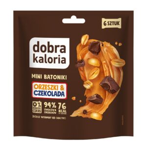 Mini batoniki orzeszki & czekolada 108g DOBRA KALORIA