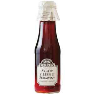 Syrop z leśnej żurawiny 355g KROKUS