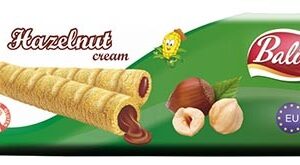 Rurka kukurydziana z kremem z orzecha laskowego 18g BALILA