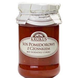 Sos pomidorowy z czosnkiem 340g KROKUS
