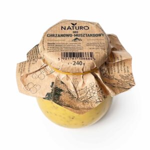 Sos chrzanowo-musztardowy 240g NATURO