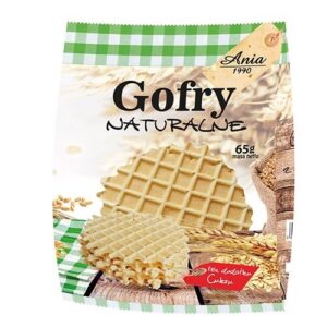 Gofry naturalne bez dodatku cukrów 65g ANIA