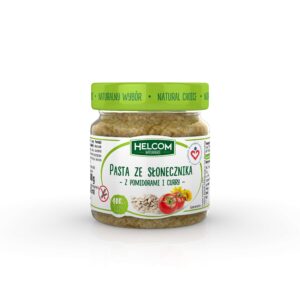 Pasta ze słonecznika z pomidorami i curry 180g HELCOM