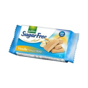 Wafelki z nadzieniem waniliowym Sugar Free 60g GULLON